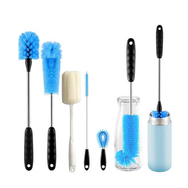 Image of Deluxe Bottle Brush Kit in Brown, Size Set of 5, Nylon