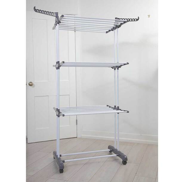 Easylife Mighty Clothes Dryer in Grey, Size 3-Tier