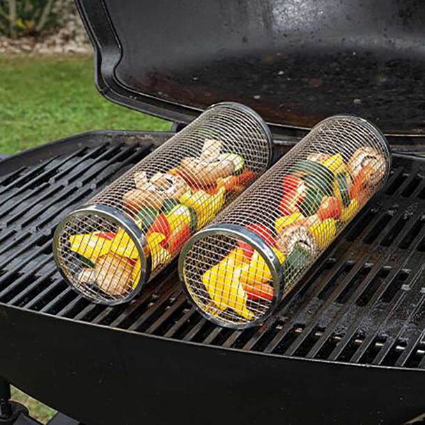 Easylife Rolling BBQ Grill Basket