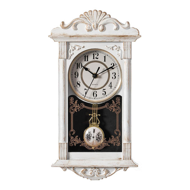 Easylife Vintage Wall Clock in White